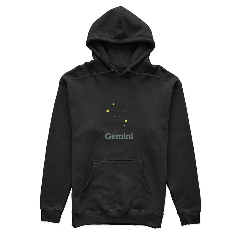 Gemini Sternbild Illustration Damen Pullover Hoodie