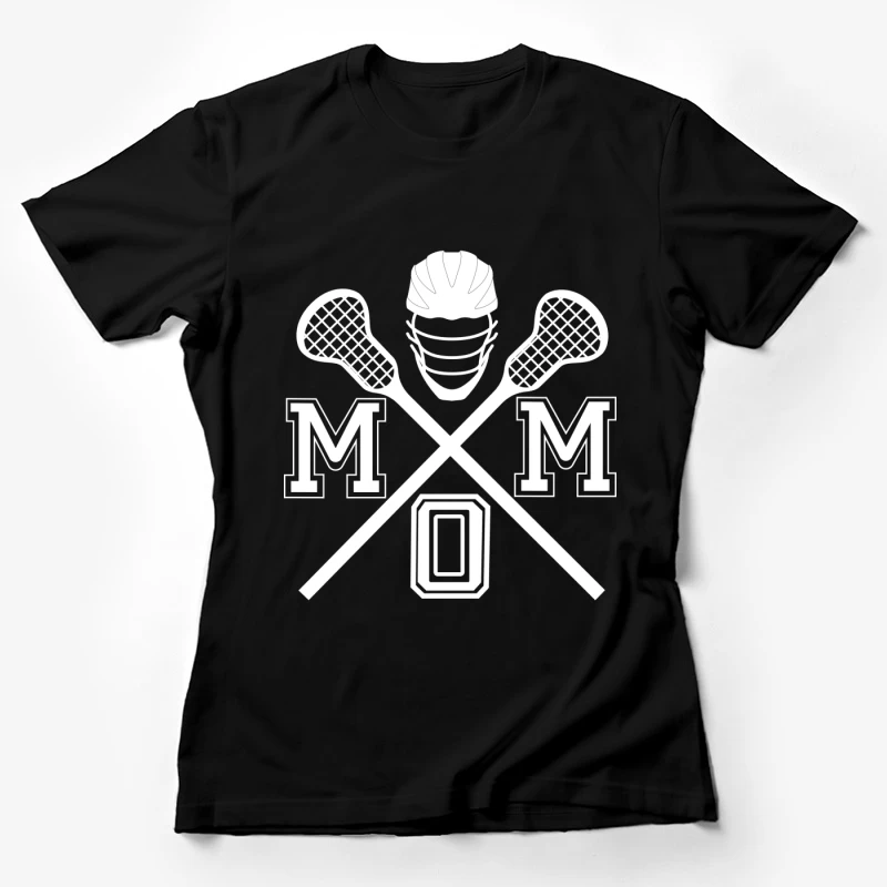 Conception de la crosse avec casque Femme T-Shirt