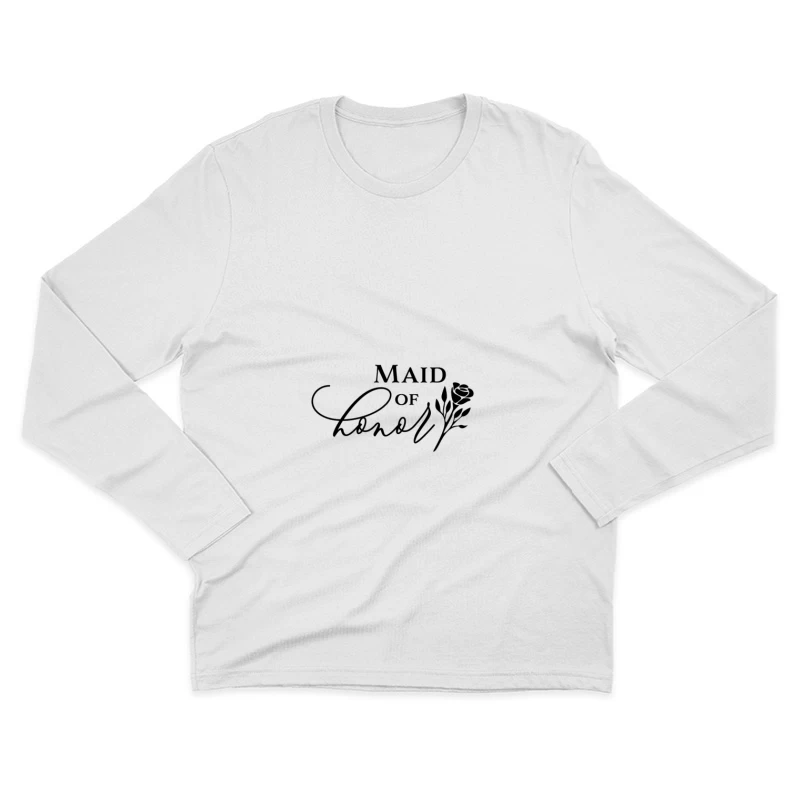 Logo en forme de croissant Homme Manches Longues T-Shirt