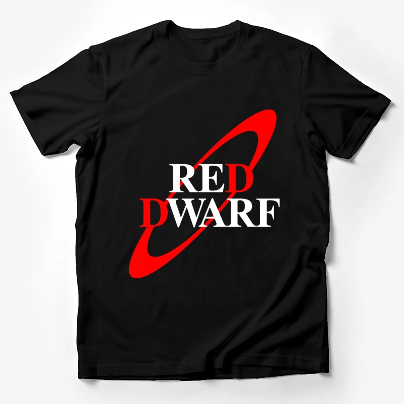 Red Dwarf Science Fiction TV Series Logo Male T-Shirt