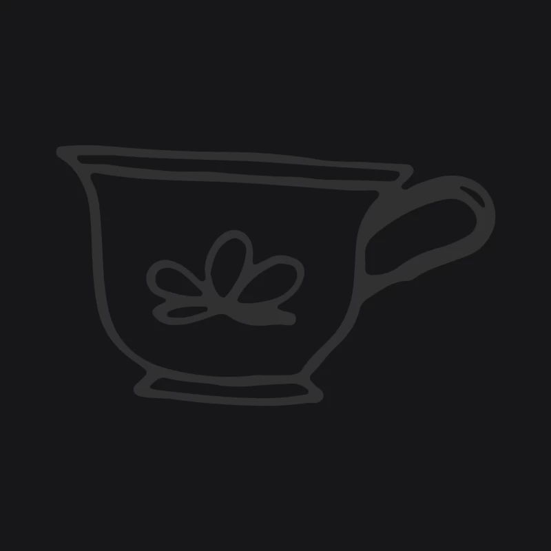 Tasse élégante avec motif floral Homme Sweat à capuche