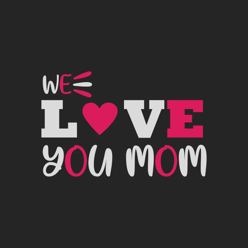 Message d'amour pour maman Homme Sweat-shirt à enfiler