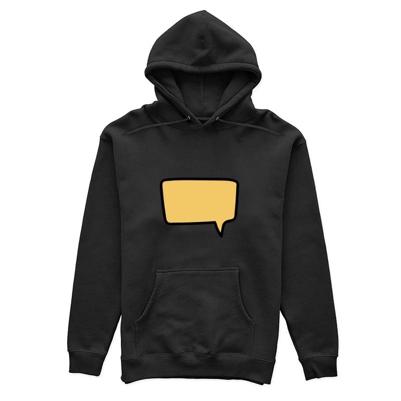 Bulle de Dialogue Jaune Femme Sweat à capuche