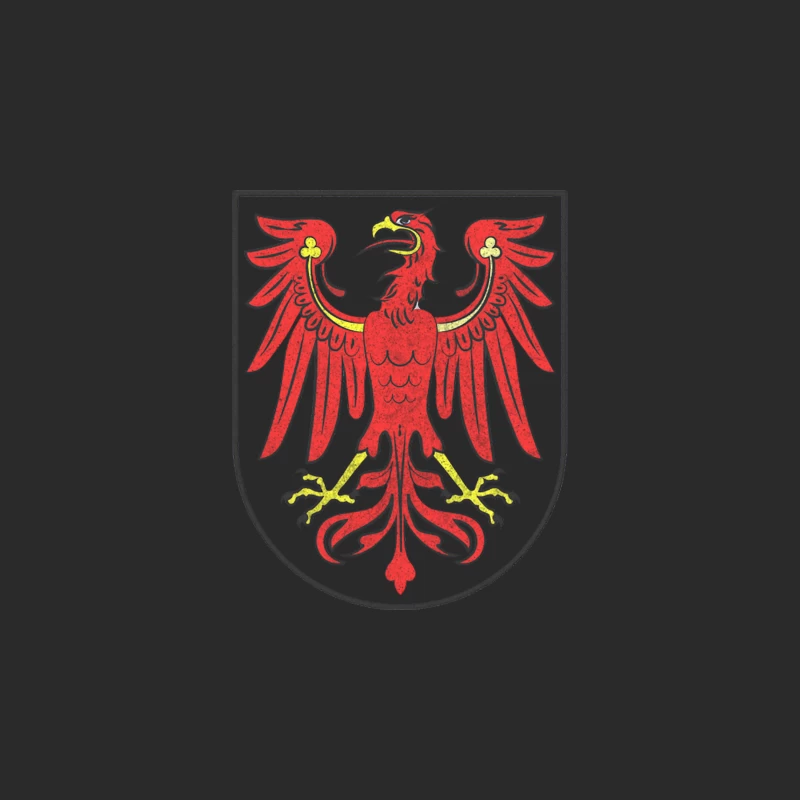 Faded-Style Brandenburg Coat Of Arms  German Gift Baseball Cap