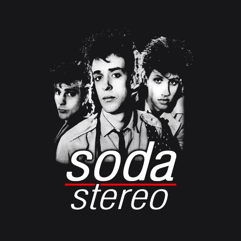 Soda Stereo Band Male Pullover Hoodie