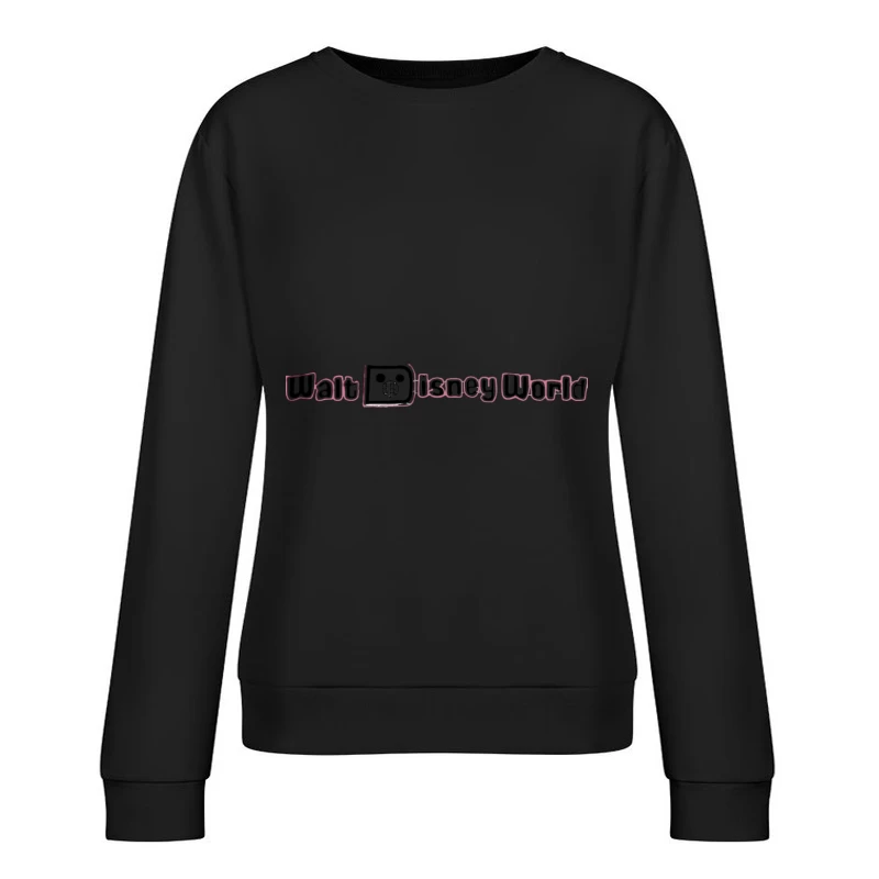 Walt Disney World Logo mit Mickey Mouse Symbol Damen Pullover Sweatshirt