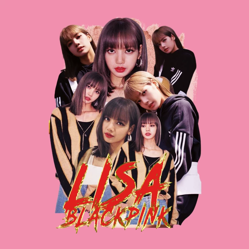 Lisa from BLACKPINK - K-pop Idol and Fashion Icon Male T-Shirt