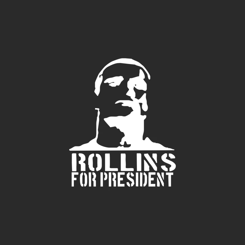 Rollins for President  Funny  comic Henry Rollins punk rock tv p Baseball Cap