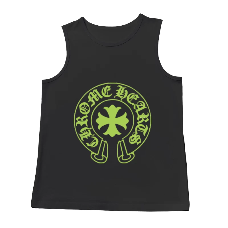 Chrome Hearts Logo in Grüneintönung Herren Tanktops