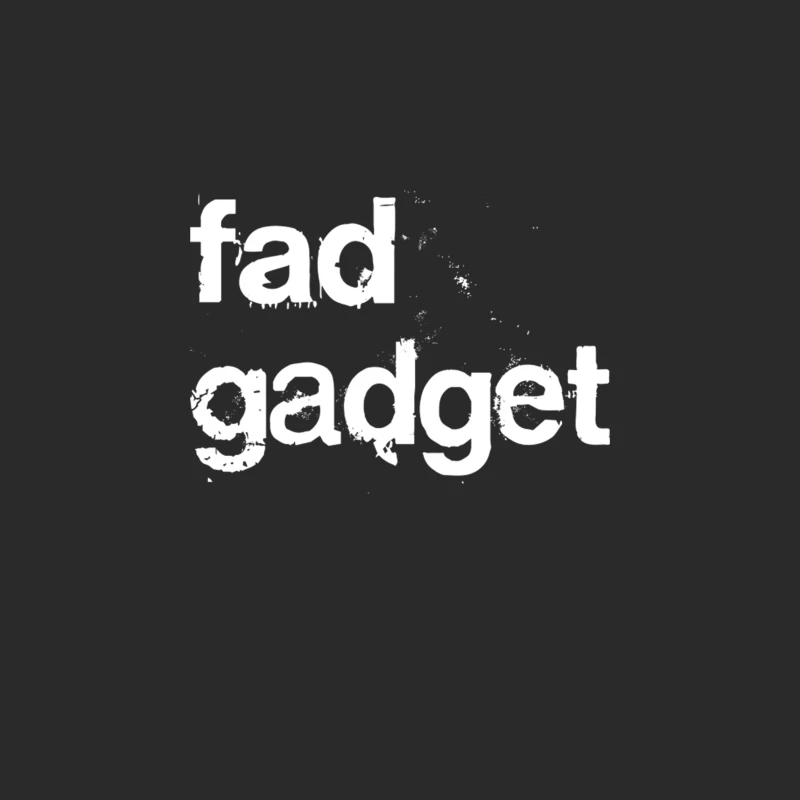 Fad Gadget   Post Punk Synth Typography Baseball Cap