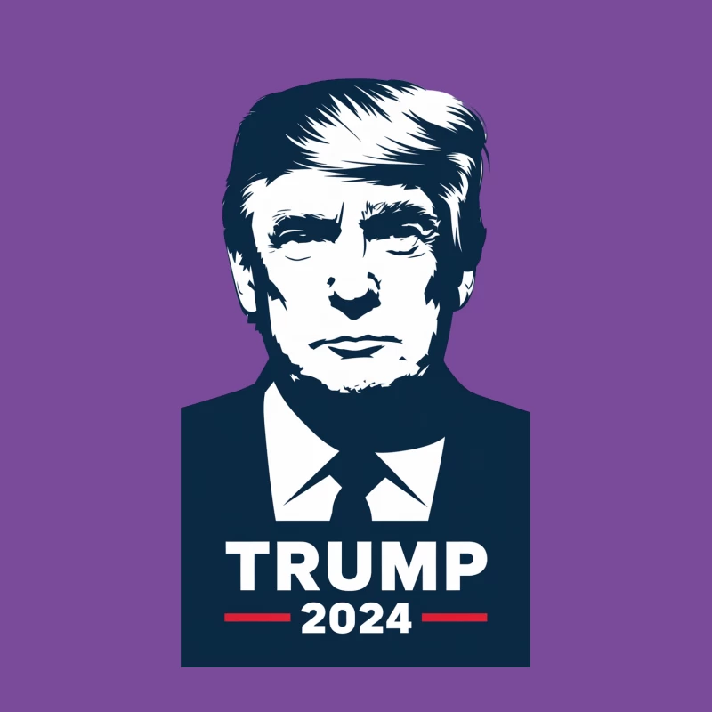 2024 Presidential Campaign Promotional Material in Blue Design Female T-Shirt
