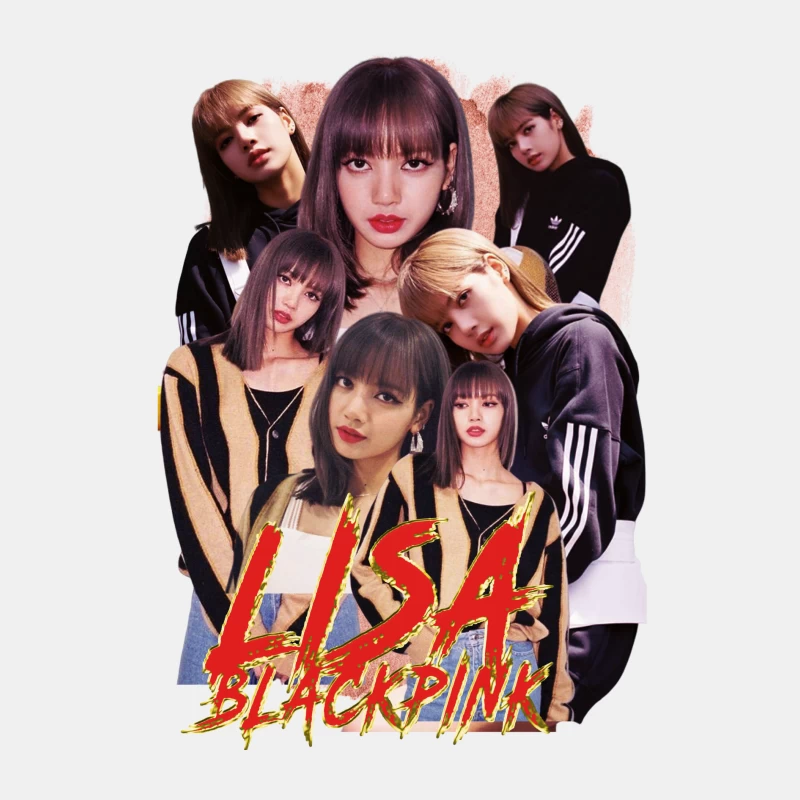 Lisa from BLACKPINK - K-pop Idol and Fashion Icon Male Tank Top