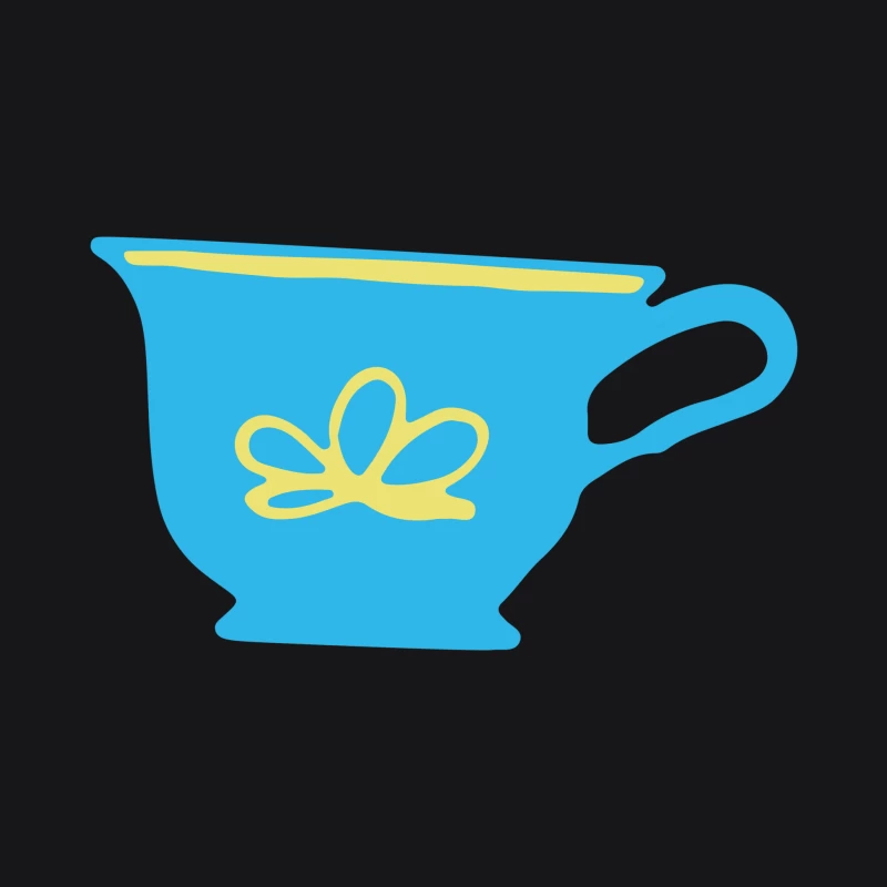 Tasse bleue avec motif déco Homme Sweat à capuche
