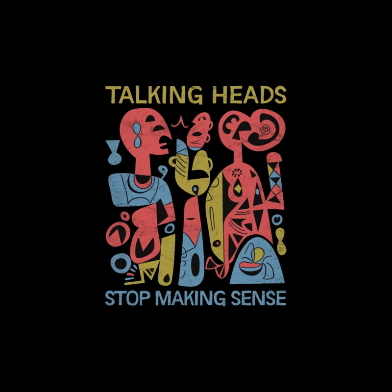 Talking Heads "Stop Making Sense" Abstract Album Art Mouse Pad