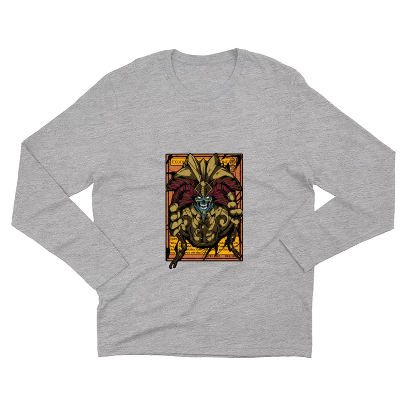 Mächtige Geheimnisvolle Figur mit mystischen Symbolen Herren Langarm T-Shirt