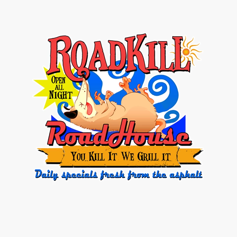 Roadkill Roadhouse Cotton Tote Bag