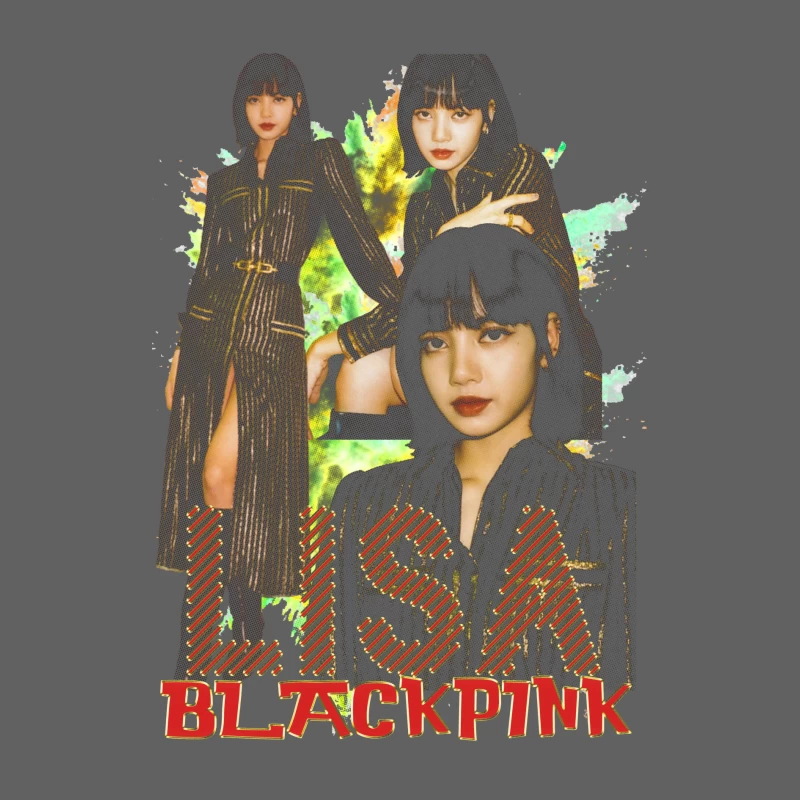 Lisa from BLACKPINK in Fashionable Attire Male Tank Top