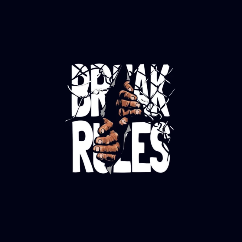 Break Rules Graphic Design Pin
