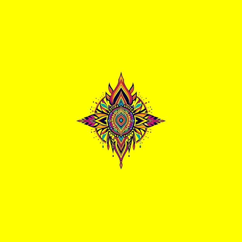 Vibrant Mandala Design iPhone Case