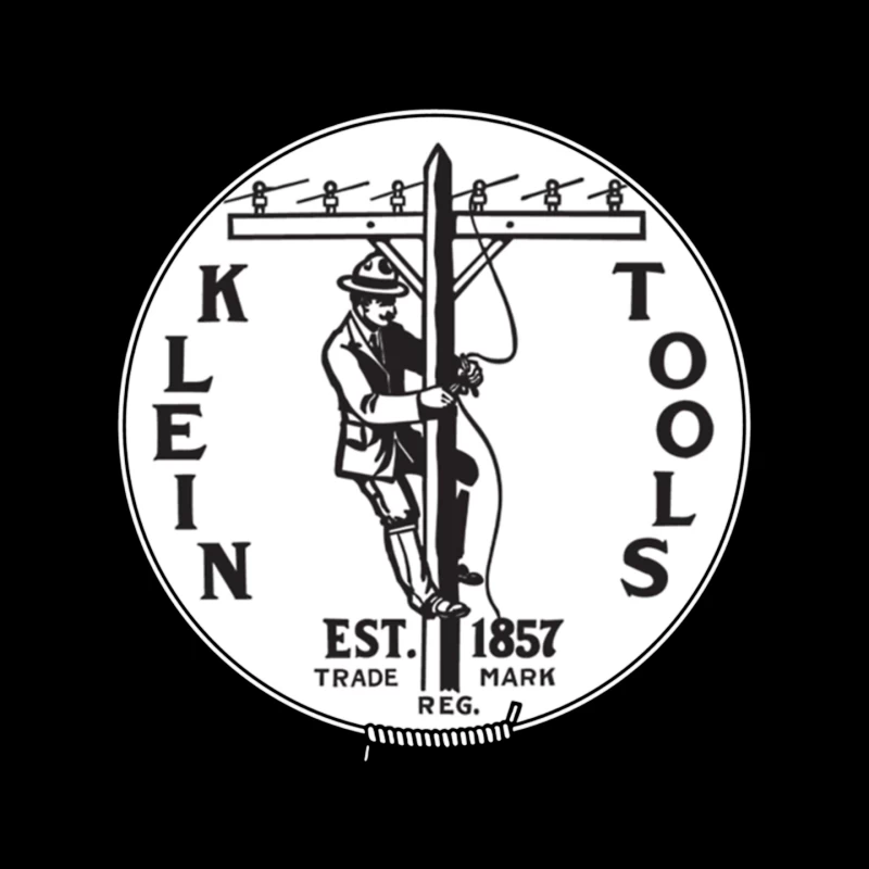 Klein Tools Vintage Lineman Logo Est. 1857 Mouse Pad