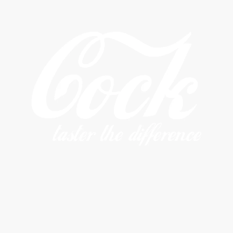 Cock - Taste The Difference Funny Cotton Tote Bag