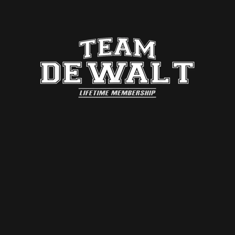 Team DeWalt Lifetime Membership Logo Design Male T-Shirt