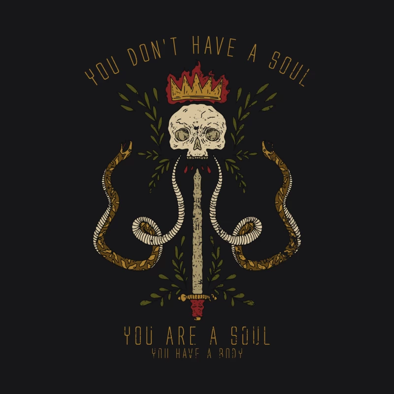 Concept de l'âme avec crâne et serpents Femme Sweat à capuche