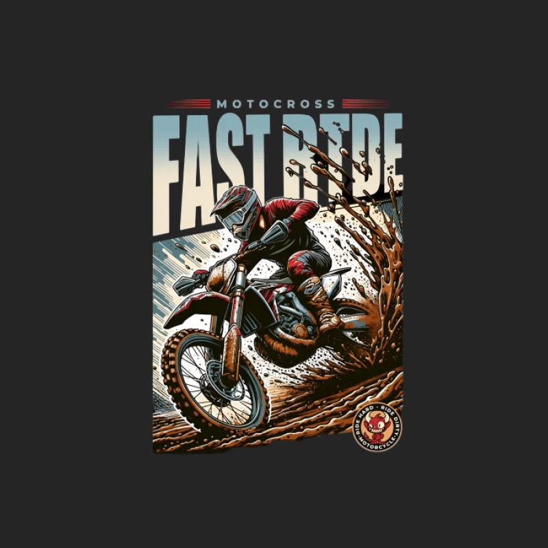 Course rapide de motocross dans la boue Homme Sweat-shirt à enfiler