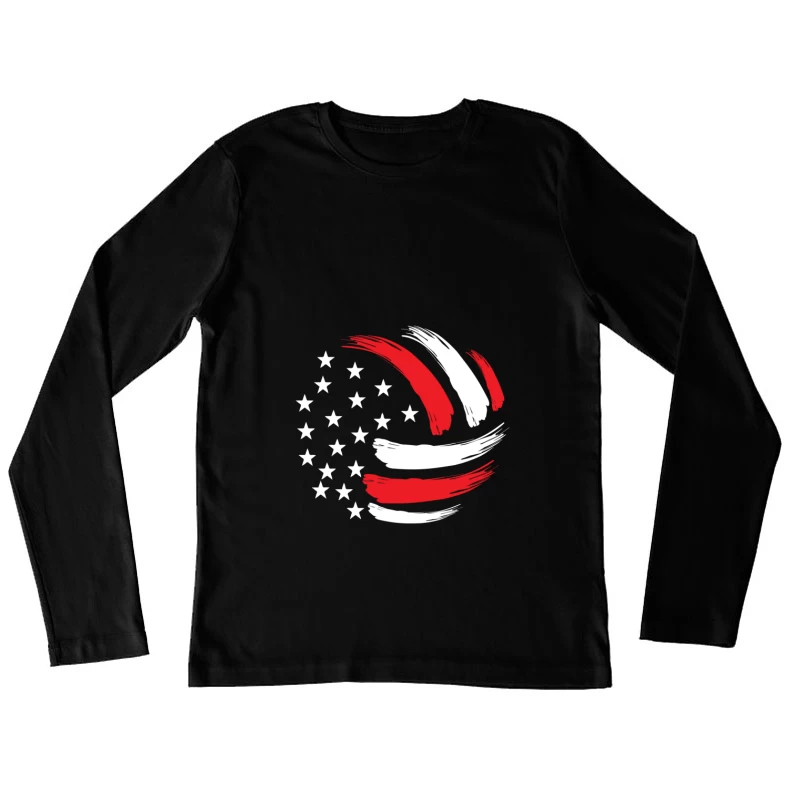 Cercle artistique des États-Unis Femme Manches Longues T-Shirt