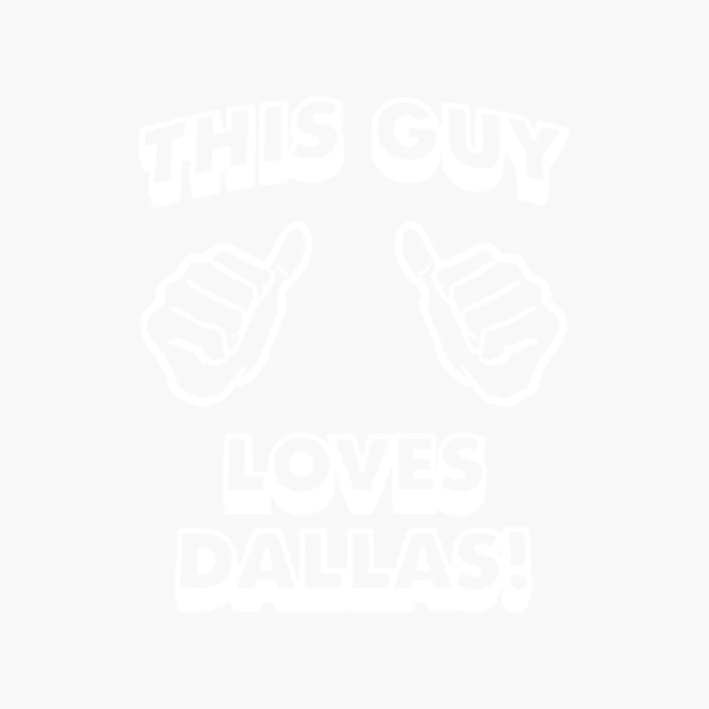 This Guy Loves Dallas Cotton Tote Bag