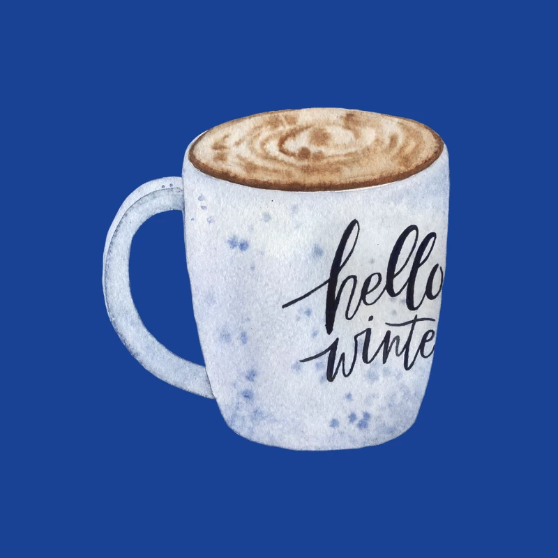 Tasse d'hiver avec cappuccino Femme T-Shirt