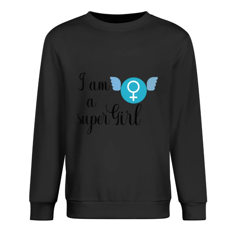 Empowerment féminin avec des ailes Homme Sweat-shirt à enfiler