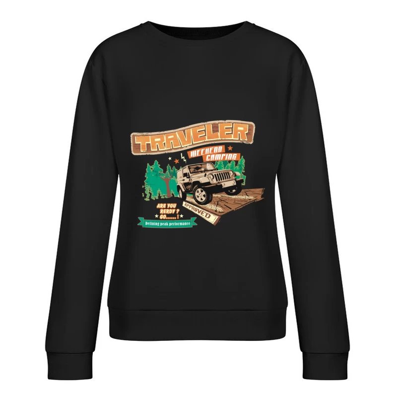 Abenteuerreisen im Gelände Damen Pullover Sweatshirt