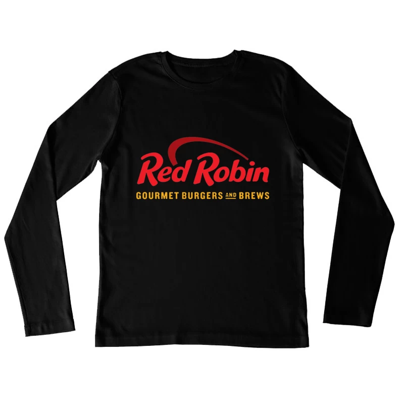 Red Robin Gourmet Burgers and Brews Restaurant Logo Female Long Sleeve T-Shirt