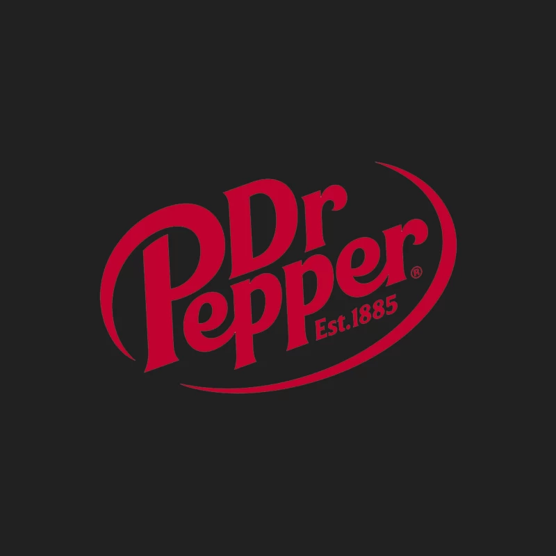 Dr Pepper Classic Red Logo Design - Established 1885 Bucket Hat