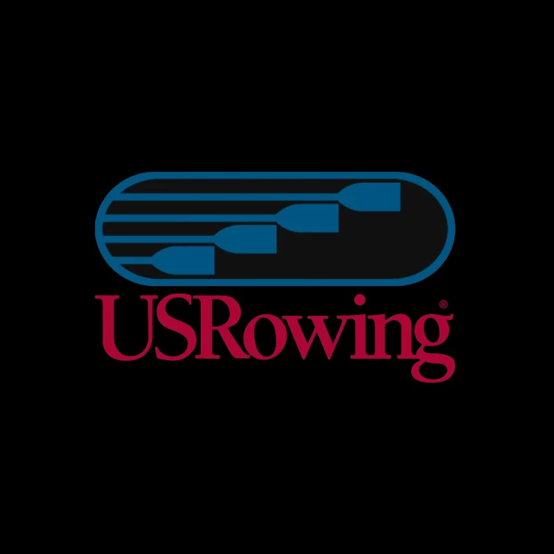 US Rowing Official Sports Organization Logo Mouse Pad