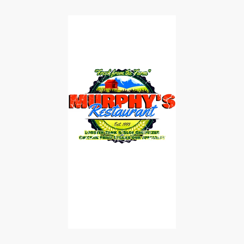 Murphy_s Restaurant, distressed iPhone Case