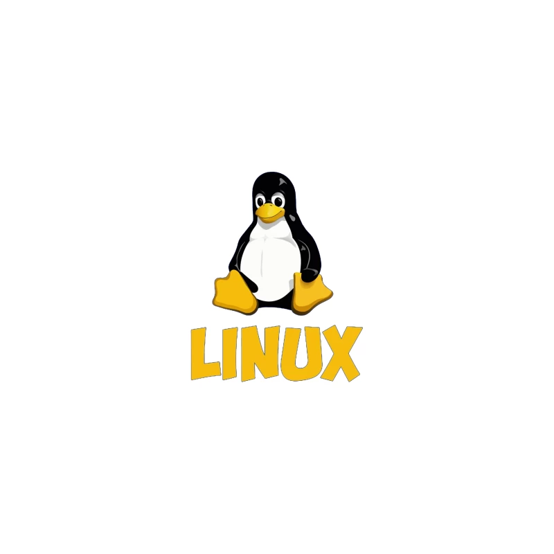 Tux: The Linux Operating System Mascot Logo Desk Mat