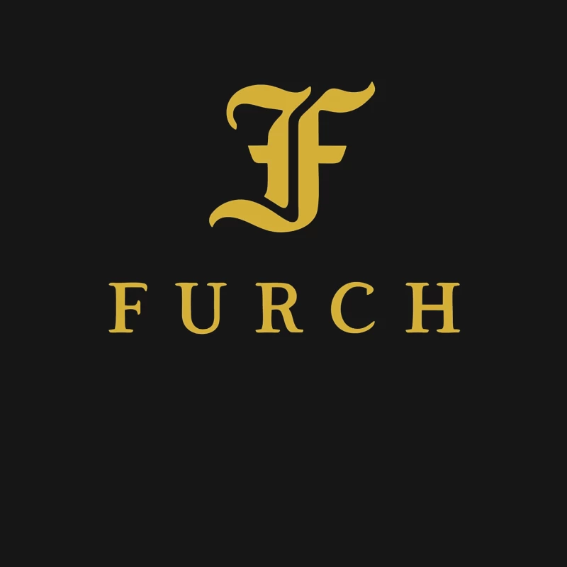 Furch Gold Logo - Luxury Minimalist Typography Design Female Long Sleeve T-Shirt