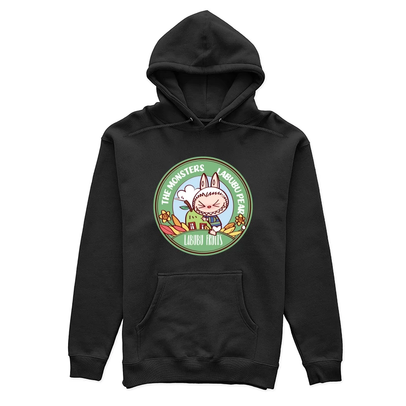 Lustiges Labubu-Früchtedesign Damen Pullover Hoodie
