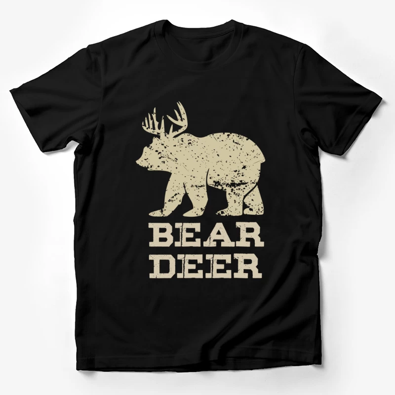 Créature Mythique Ours Cerf Homme T-Shirt