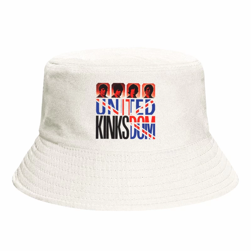 The Kinks United Kingdom Pop Art Album Cover Design Bucket Hat