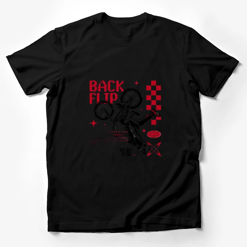 Stunt à vélo avec backflip Homme T-Shirt
