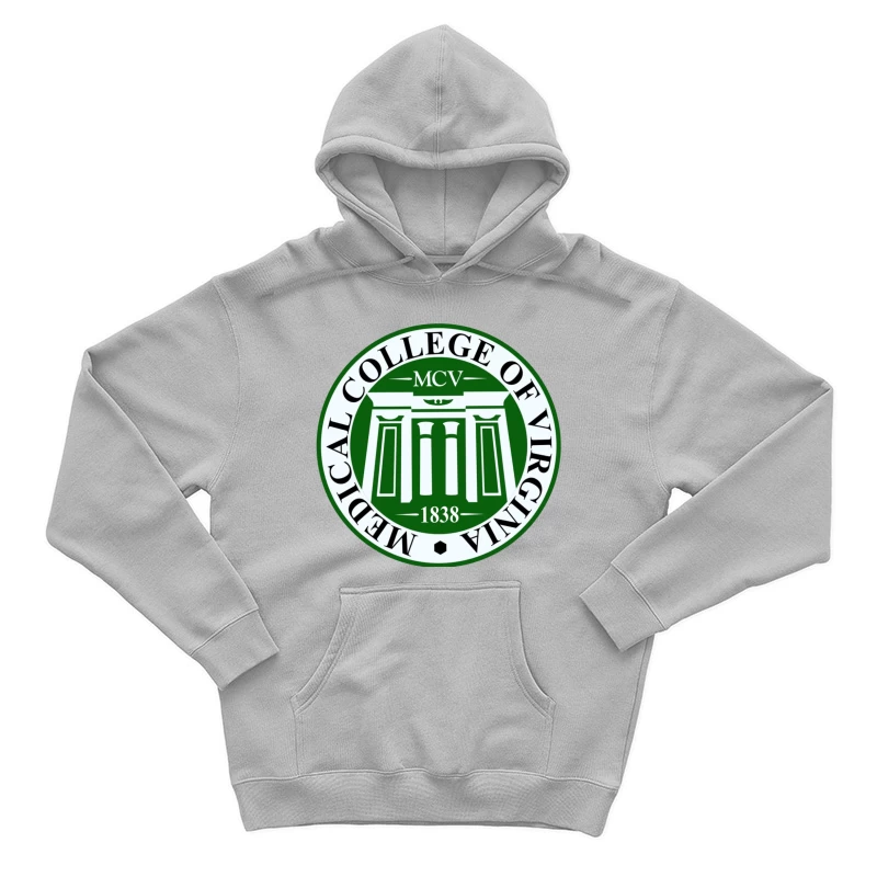 Medical College of Virginia (MCV) Historical Academic Seal from 1838 Male Pullover Hoodie