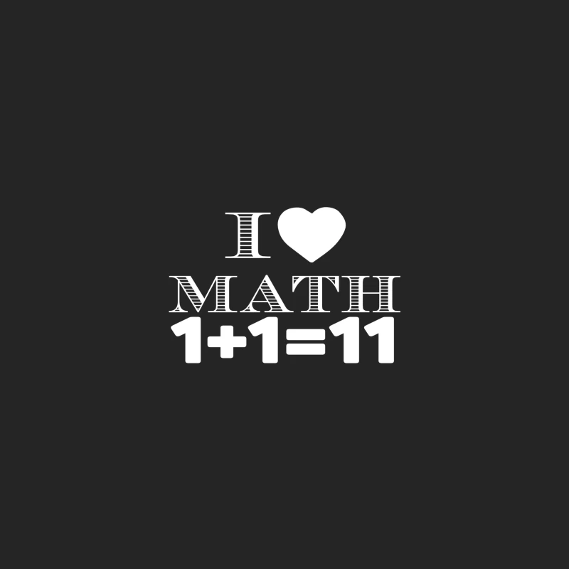 Humour en Mathématiques: 1+1=11 Homme Sweat-shirt à enfiler