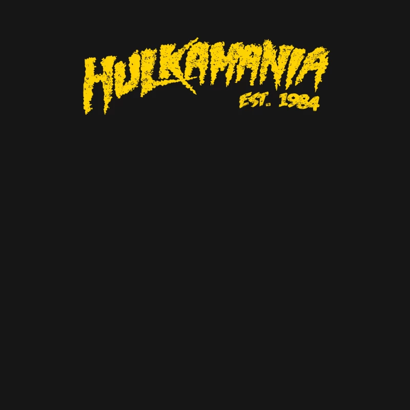 Hulkamania: Iconic Wrestling Logo from 1984 Female Long Sleeve T-Shirt