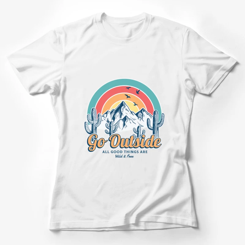 Draußen, Berge, Freiheit Damen T-Shirt