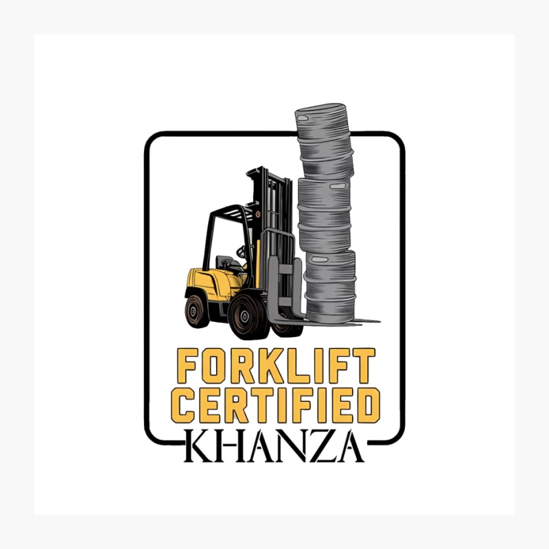 Forklift Certification Industrial Safety Equipment Logo Pin