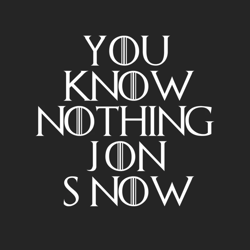 You Know Nothing Jon Snow Female Pullover Sweatshirt