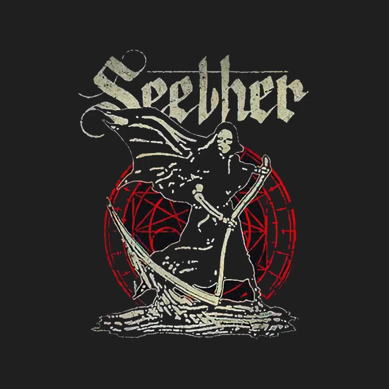 Gothic Skeleton Band Art - Seether Rock Metal Design Male Tank Top